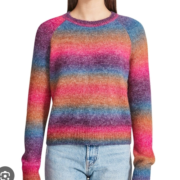 BB DAKOTA multicolor Ombre warm sweater. Size XS NWT - Picture 4 of 13